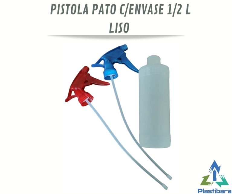 PISTOLA ATOMIZADORA PATO CON ENVASE 1/2L LISO