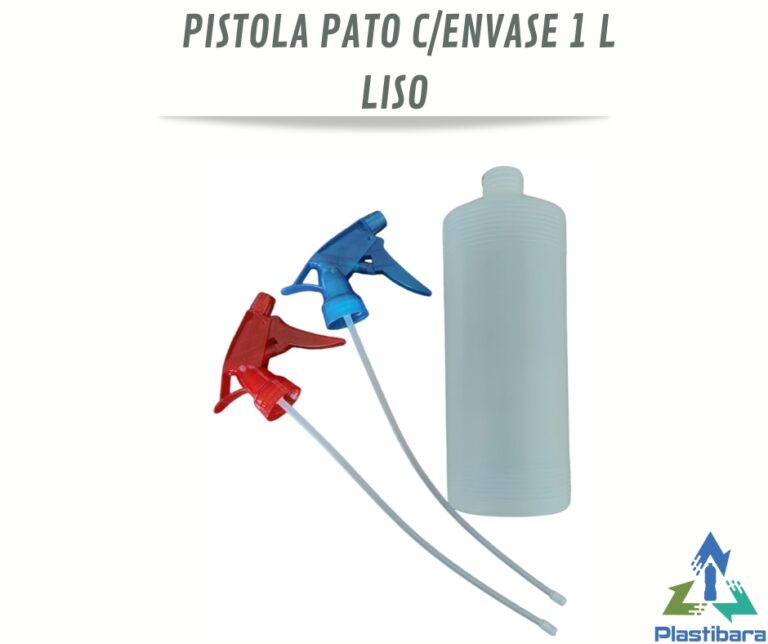 PISTOLA ATOMIZADORA PATO CON ENVASE 1L LISO